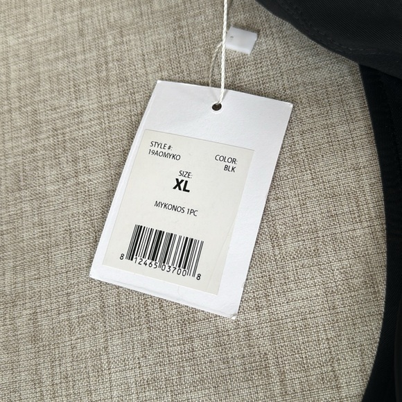 ANDIE The Mykonos One Piece bathing suit smooth black size XL - Picture 5 of 12